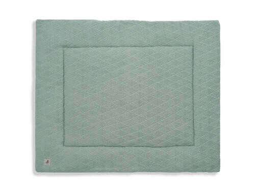 Playpen Mat 85x105cm/80x100cm River Knit - Ash Green - Petitpyla